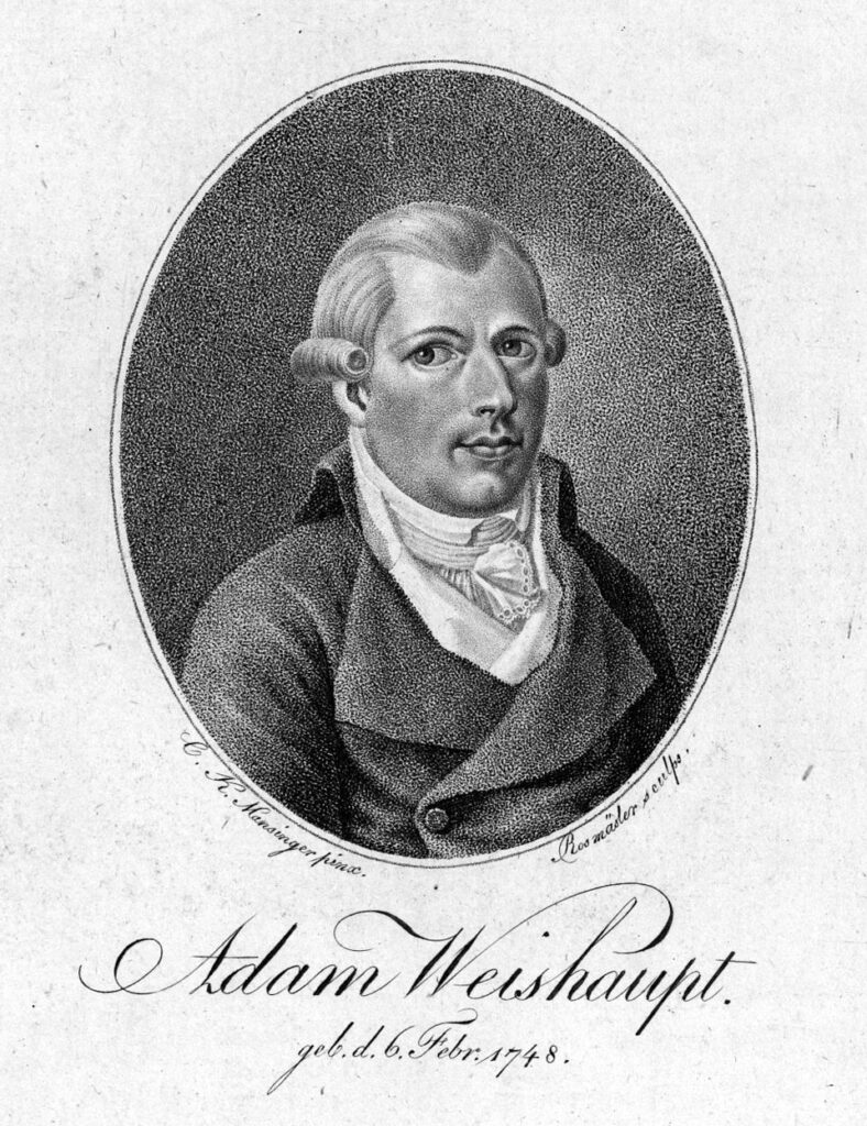 Adam Weishaupt, fundador de los Illuminati de Baviera