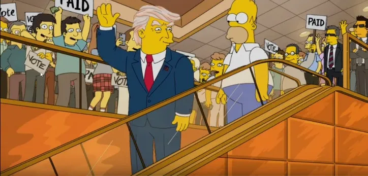 Donald Trump como presidente es una de las sorprendentes predicciones de Los Simpson.