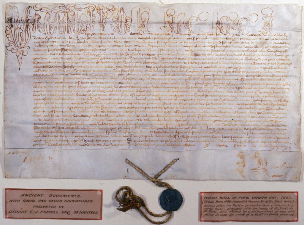 Algunas bulas papales se encuentran en el Archivo Secreto Vaticano