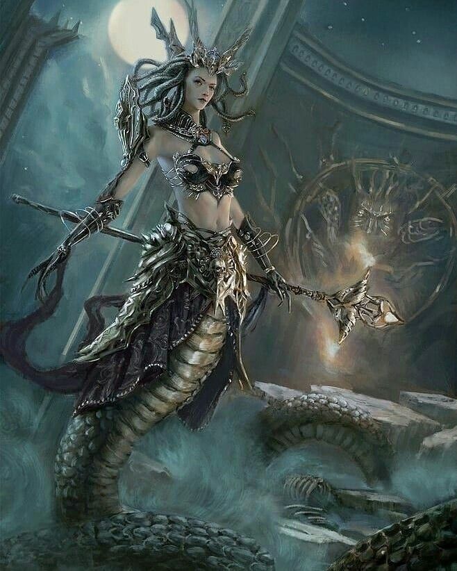 Lamia. Mujer serpiente
