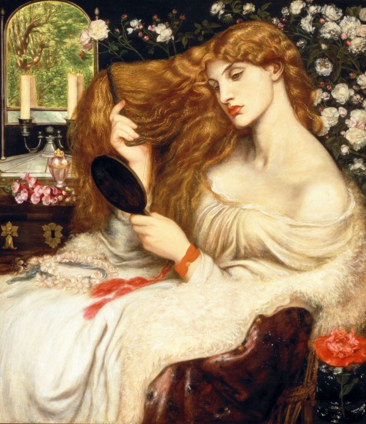 Lilith, pintura Dante Gabriel Rossetti